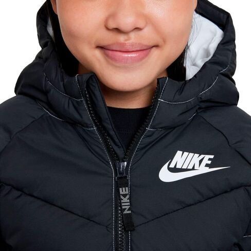 Nike Girl's Synthetic Fill Hooded Jacket (Little Kids/Big Kids) in Saudi Arabia