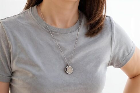 قلادة تربة جبل الهيكل الأصلية - قلادة مسيحية للنساء والرجال - قلادة الوعد الإلهي - هدايا معتمدة من الأراضي المقدسة من القدس، تذكار ديني للتبشير والصلاة in Kuwait