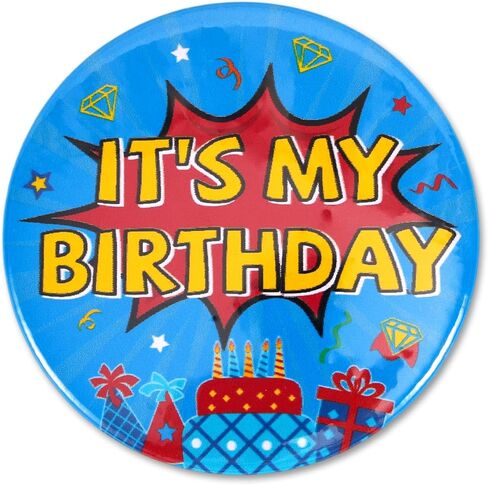 It's My Birthday Pin for Boys & Girls, Game Theme Birthday Badge Cute Button Pin Tag for Party Celebrations & Decoration Supplies in Saudi Arabia