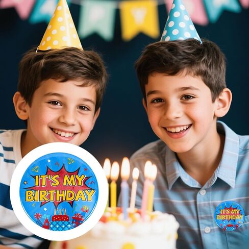 It's My Birthday Pin for Boys & Girls, Game Theme Birthday Badge Cute Button Pin Tag for Party Celebrations & Decoration Supplies in Saudi Arabia