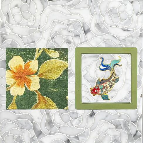 RCWG Lucky Pin, Chinese Koi Fish, Funny Button Pin, Chinese Aesthetic Enamel Lapel Pin for Backpacks, Jackets, Hats, Kids, Girls. Attract Positive Energies Wealth, Health, Luck and Peace in Kuwait