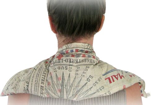 لفافة للرقبة والكتف قابلة للاستخدام في الميكروويف - غير معطرة 6 × 24 - بذور الكتان - تخفف آلام آلام العضلات - قطن ناعم طبيعي - استرخاء العضلات - زهور سوداء in Kuwait
