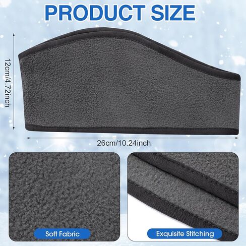 Eurzom 36 Pcs Winter Ear Warmer Headband Warmer Fleece Neck Gaiter Touch Screen Knit Gloves Set Earmuffs Face Mask Scarf Full Finger Gloves for Men Women Cold Weather Ski Running Cycling in Saudi Arabia