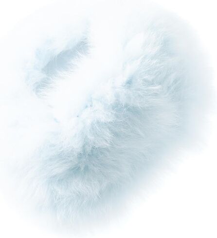 HEIZZI Fox Fur Infinity Scarf Real Fur Neck Warmer, Luxury Winter Ear Muffs Headband & Elegant Collar for women in Saudi Arabia