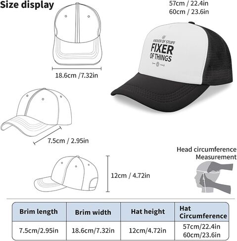 Knower of Stuff Fixer of Things Handyman Dad Father Day Hat for Women Fashion in Saudi Arabia