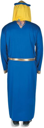 Fun Express King Costume for Men - Biblical Wise Men King Gaspar Blue Robe with Royal Cape, Crown & Sash | Adult Nativity Costume for Christmas Pageants, Church Plays & Religious Events in Saudi Arabia
