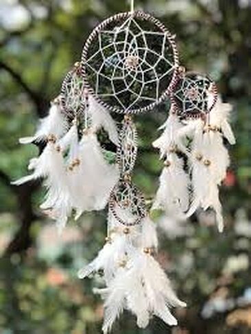 Dream Catcher with Feathers, Handmade Indians Traditional Circular Net for Wall Hanging Decor, Bedroom Kids, Home Decoration Wedding Party Blessing Gift (Dark Pink) in Saudi Arabia
