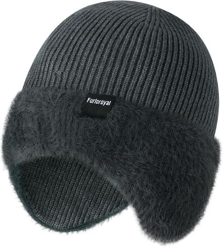 Fashion Knit Beanies Hats, Men Women Warm Beanie for Winter, Fleece Lined Beanie, Thermal Thick Snow Skull Cap in Saudi Arabia