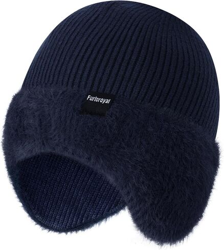 Fashion Knit Beanies Hats, Men Women Warm Beanie for Winter, Fleece Lined Beanie, Thermal Thick Snow Skull Cap in Saudi Arabia