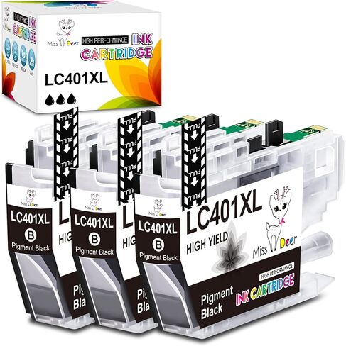 Miss Deer 3 Pack 711XL Color Ink Cartridges High Yield Compatible Replacement Ink for HP 711 711XL Ink,Work for HP Designjet T120 T520 24-in T520 36-in Printer(Cyan,Magenta,Yellow) in Saudi Arabia