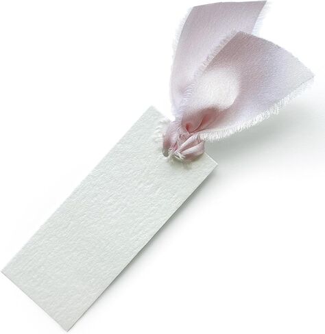 40 Pcs Place Cards for Table Setting - 3.94"X1.57" Table Name Cards with Dusty Green Ribbon Name Tags for Wedding Dinner Party Events in Saudi Arabia