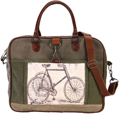 Bicycle Print Messenger Bag By Clea Ray in Saudi Arabia