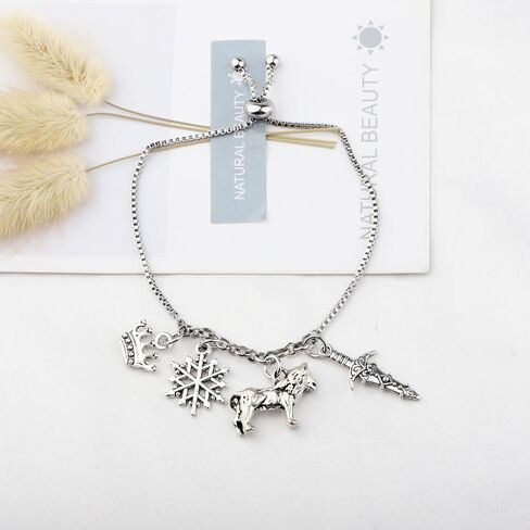 UJIMS Fantasy Novel Gift Fantasy Charm سوار King Queen Gifts Bookish Gift الأدبي عاشق الهدايا in Saudi Arabia