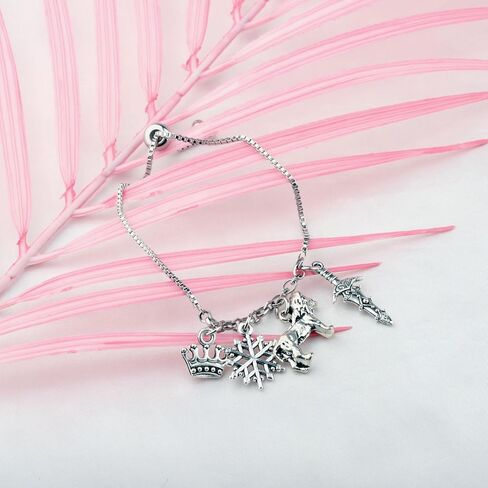 UJIMS Fantasy Novel Gift Fantasy Charm سوار King Queen Gifts Bookish Gift الأدبي عاشق الهدايا in Saudi Arabia