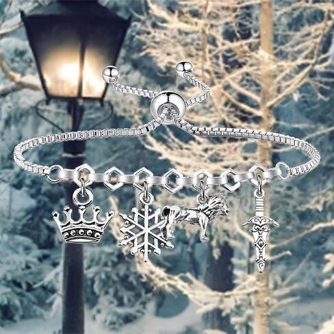UJIMS Fantasy Novel Gift Fantasy Charm سوار King Queen Gifts Bookish Gift الأدبي عاشق الهدايا in Saudi Arabia