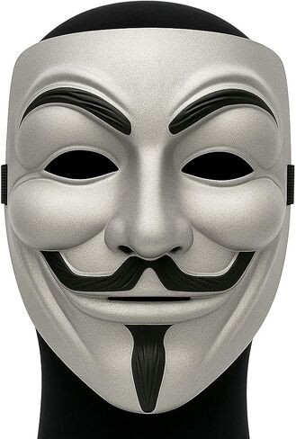 أقنعة أزياء مستوحاة من قناع الهاكر المجهول عالي الجودة وV for Vendetta in Kuwait