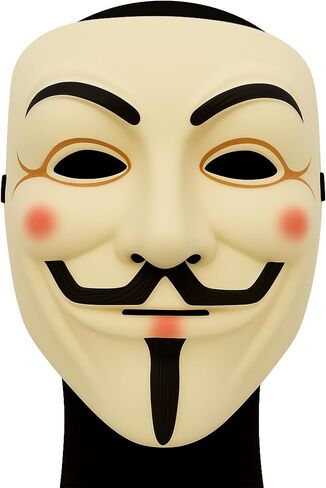 أقنعة أزياء مستوحاة من قناع الهاكر المجهول عالي الجودة وV for Vendetta in Kuwait