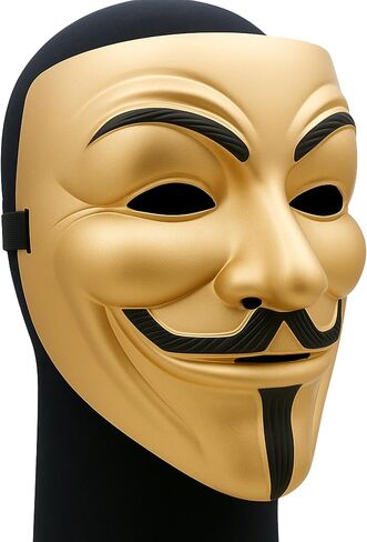 أقنعة أزياء مستوحاة من قناع الهاكر المجهول عالي الجودة وV for Vendetta in Kuwait