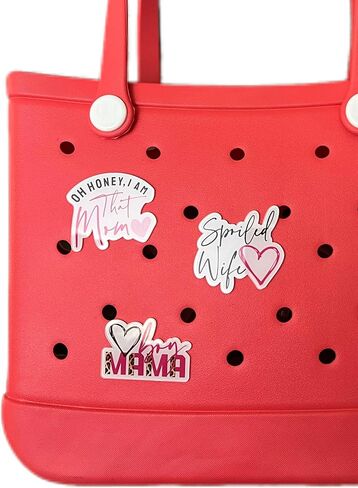 3Pcs Cute Western Cowgirl Highland Cow Flower Beach Charms for Women Bogg Bag Accessories Tote Rubber Beach Bag in Saudi Arabia