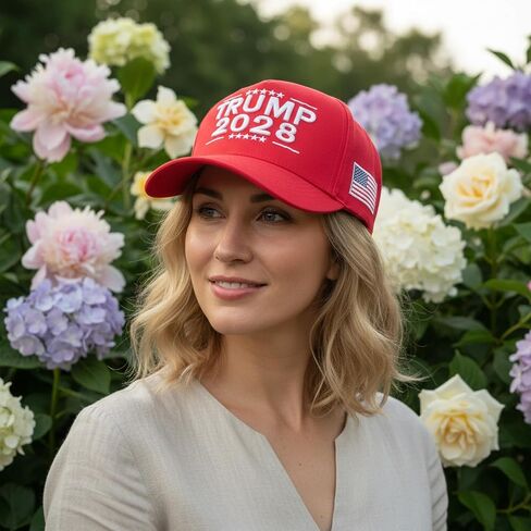 45 47 Trump 2028 Hat, Adjustable Golf Baseball Cap, Embroidered Trucker Hat for Women & Men in Saudi Arabia