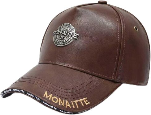 Ball Caps for Men Womens Baseball Caps Leather Adjustable Hats Embroidered Logo, Autumn Winter Hat Outdoor in Saudi Arabia