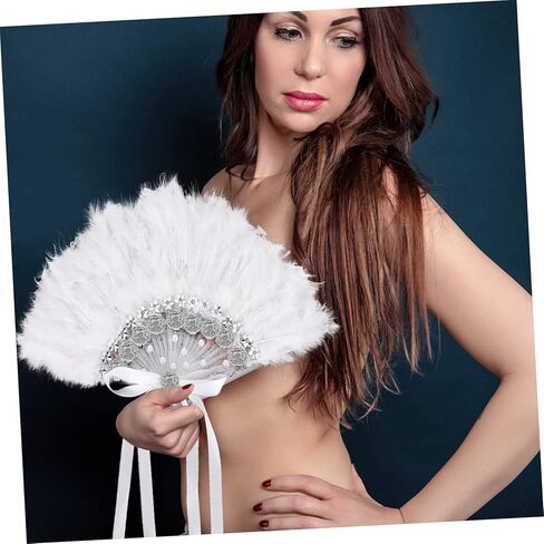Bride Rhinestone Fan Handmade Handheld Fan for Wedding Party Festival Use Elegant Charming Decor for Brides Moments in Saudi Arabia