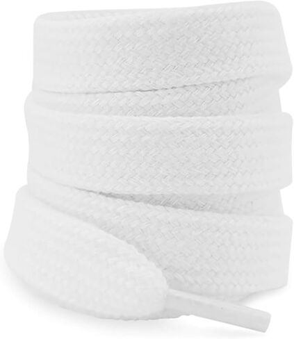 5/8"(15mm) Wide Thick Cotton Shoe Laces for Sneakers, Fat Chunky Shoelaces Replacement Strings for Old School Shoes in Kuwait