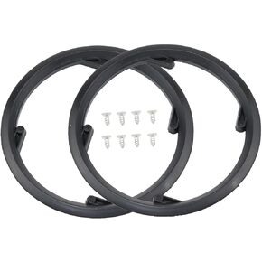 Meuey Lyot Bicycle Chain Guard Black Plastic Bike Chain Cover Mountain Bike Chain Guard Bike Chain Guard 2PCS
