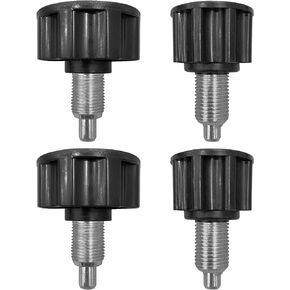 JVNZAM 4 Pcs Pop Pull Pin Knob M6 Pull-up Spring Knob Adjustment, Exercise Bike Pin Knob Replacement Parts for Fitness Equipment Exercise Machines