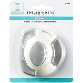 Spellbinders 1-2 Notch Corner Rounder Punch, White