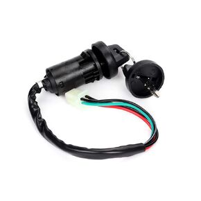 Chanoc 4 Pin Ignition Switch Key for 50cc 70cc 90cc 110cc 125cc 150cc 200cc 250cc Taotao Sunl Chinese Dirt Bike ATV 4 Wheeler