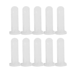 10pcs Lamb Feeding Nipple, Goats Sheep Cow Milk Bottle Bucket Nipple Replacement Soft Gel Pacifier