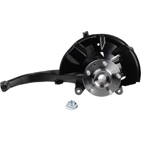 TRQ Front Steering Knuckle & Wheel Bearing Hub LH Left Driver Side Assembly Compatible with 06-12 Ford Fusion 06-11 Mercury Milan 07-12 Lincoln MKZ 06 Lincoln Zephyr 510010 698-409