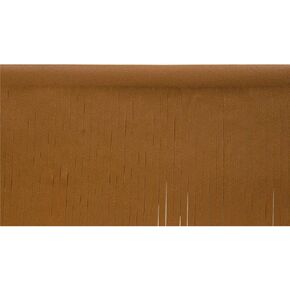 Trims by the Yard 4" Matte Finish Vegan Leather Fringe Trim, Light Brown (5 Yard Cut)