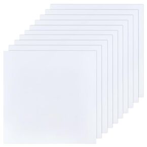 OLYCRAFT 8 Sheets Black ABS Plastic Sheet 8x10 Inch ABS Plastic Plates 0.5mm Thick Hard Plastic Sheet for Architectural Models Sand Table Building Model Material Supplies