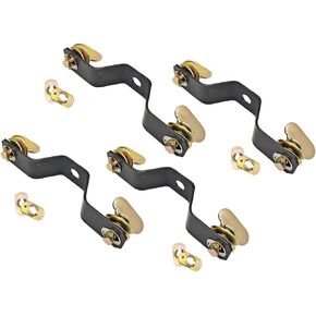 4 Pack Moving Head Light Bridge Connector Truss Clamp Bracket, Quick Lock Connector Bracket, 5.31 inches/13.5cm Connector Spacing, Aperture Diameter 12mm