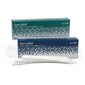 BSN Specialists Plaster Splints, Fast Setting, 5" x 30", Box of 50