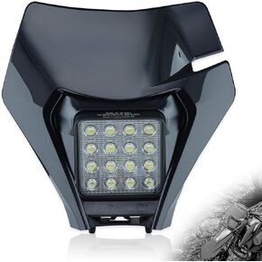 MCHMFG Dirtbike Headlight,LED Enduro Pit Bike Light Kit Universal For Most Dirt Pit Bike Motorcycle TC FC TE FE TX FX