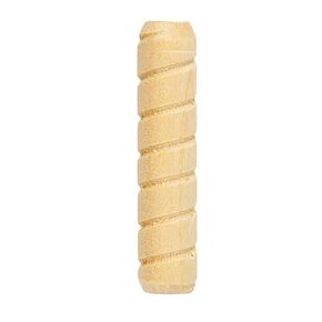 Spiral Wood Dowel Pins & Plugs | 5/16" X 2" | Pack of 50 Approx. | Wooden Furniture Dowel for Strong Joints, Furniture Refurbishing or Repairs | UA-520-W