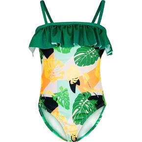 IKALI الأربعاء الفتيات ملابس السباحة ثوب السباحة 1 الكتف قطعة واحدة ملابس السباحة السوداء ملابس السباحة طفح الحرس مجموعات in Kuwait