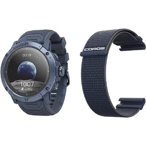COROS VERTIX 2S Adventure GPS Watch, 40 Days Battery Life, GPS Navigation with Global Offline Maps, Route Planner, Heart Rate Monitor, Rock Climbing, Skiing, Running, Biking - Earth Blue