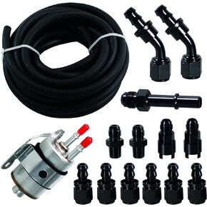 YESHMA 6AN 25 Fuel Injection Line Fitting Adapter Kit EFI FI w/Filter/Regulator 58 PSI Replacement for C5 Corvette