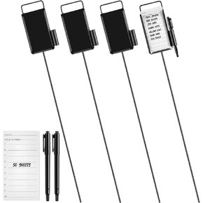 Shappy Golf Metal Proximity Marker with Black Markers and 1 Pcs (50 Sheets) Cards for Golf Marking