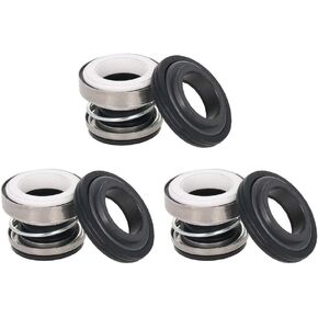 Othmro 3Pcs Internal Diameter 12mm Alloy Plastic Mechanical Shaft Seal Replacement 103-12 Shaft Seal for Pump Shaft Water Pumps Shaft Mechanical Sealing for Swimming Pools Spa Pumps