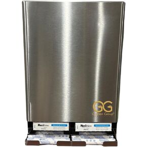 GG Golden Group International, Dual Tampon & Pad Dispenser for Public Restroom, with Lock, Wall mountable, Stainless Steel