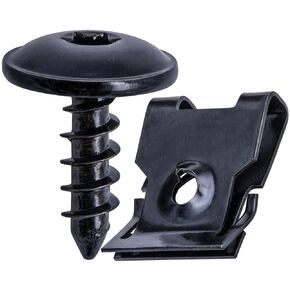 Rexka 10 Sets Fender Bumper Cover Front Shield Grille Screw Bolt U Nut Kit N90974701 Compatible with Volkgswagon Audi A3 A4 A5 A6 A7 Q3 Q5 Q7 S4 TT Golf GTI Jetta Passat Tiguan Touareg