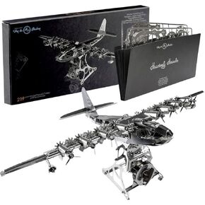 طقم نموذج طائرة مع مجموعة أدوات - نموذج مقياس DIY - طقم نموذج ثلاثي الأبعاد هيفنلي هرقل - نموذج طائرة متحركة | لغز ثلاثي الأبعاد للبالغين - مجموعة معدنية يمكنك صنعها بنفسك | نموذج معدني تحصيل | البناء DIY in Kuwait