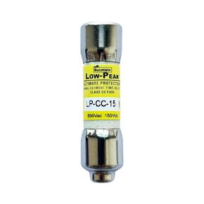New OEM LP-CC-15 LP-CC-15A LP-CC 15A 600Vac Time Delay Fuse, Pack of 10