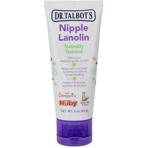 دكتور تالبوت حلمة اللانولين المستوحاة طبيعيًا للترطيب والتهدئة والحماية، درجة طبية فائقة النقاء، آمنة للأطفال in Kuwait