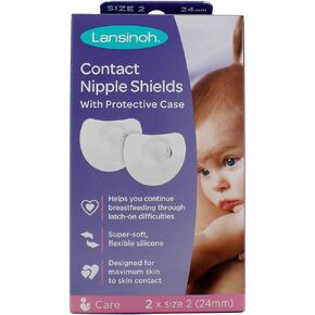 Lansinoh Contact Nipple Shields, 2 Count (3 Pack)